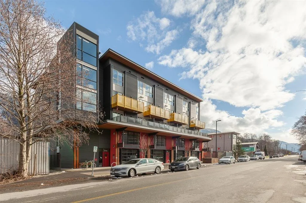 The Lofts building exterior in Squamish